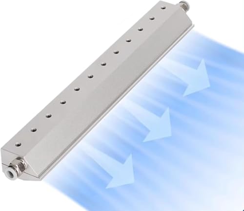Industrielles Luftmessergebläse, Gebläse aus Aluminiumlegierung, Staubblasluftklinge mit 1/4-Zoll-Gewindeschnittstelle, Wasserentfernung/Staubentfernung, for industrielle Produktionslinien(700MM) von HGAYUBDV