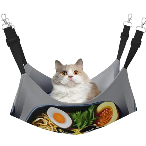 Eierbecher, Nudeln, Ramen, hängende Haustierhängematte mit verstellbaren Gurten und Metallhaken, doppelseitiges Bett von HGFVY