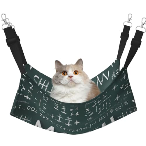 Formulas Shapes Theory Mathematik-Hängematte für Haustiere, mit verstellbaren Gurten und Metallhaken, doppelseitiges Bett Formulas Shapes Theory Mathematik-Hängematte für Haustiere, mit verstellbaren Gurten und Metallhaken, doppelseitiges Bett von HGFVY