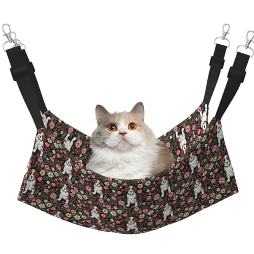 Hängematte für Hunde und Blumen, mit verstellbaren Gurten und Metallhaken, doppelseitiges Bett Hängematte für Hunde und Blumen, mit verstellbaren Gurten und Metallhaken, doppelseitiges Bett von HGFVY