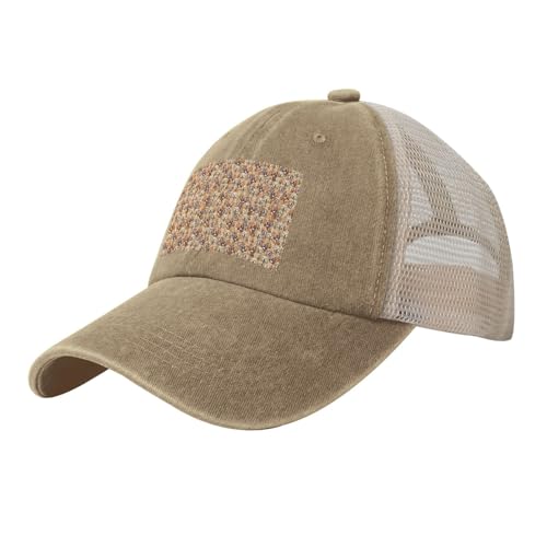 Labrador-Retriever-Hunde-Aufdruck, Cowboy-Motiv, verstellbarer Sommerhut, klassisches Design, Netzrücken für Atmungsaktivität, Einheitsgröße für den Außenbereich von HGFVY