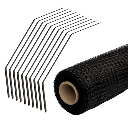 Katzennetz 1 x 20 Meter inklusive Aufhängebügel von HGMD