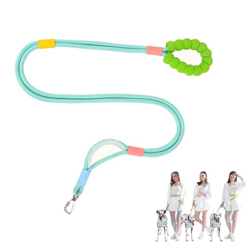Hundeleine, 1,5 m, robuste Trainingsleine, verstellbare Taille und Crossbody-Leine, strapazierfähiges Nylonseil, doppeltes Nylonseil für Spaziergänge mit dem Hund, Grün Hundeleine, 1,5 m, robuste Trainingsleine, verstellbare Taille und Crossbody-Leine, strapazierfähiges Nylonseil, doppeltes Nylonseil für Spaziergänge mit dem Hund, Grün von HGMZUOAI