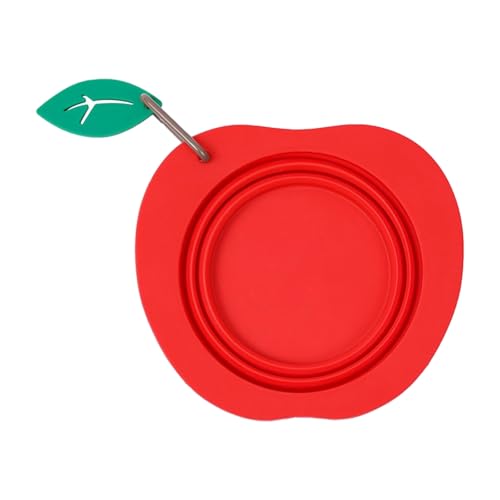 Faltbare Reiseschüssel Silikone Für Hunde Und Katzen Leckdopfer Faltenfutter Freien Freien Wanderausrüstung Verriegelungsclip Compact Dog Bowl Für Die Reise von HGZHNAT
