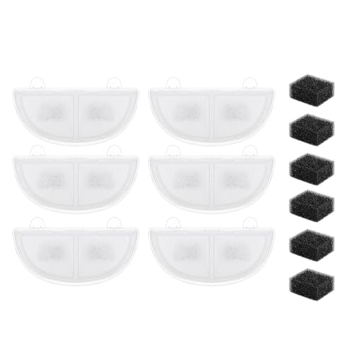 HGZHNAT 3 Packersatzfilter Für PET Brunnen Doppelfilter Mit Schwämmen Trinkbrunnen Katzen Wasserspender Filter HGZHNAT 3 Packersatzfilter Für PET Brunnen Doppelfilter Mit Schwämmen Trinkbrunnen Katzen Wasserspender Filter von HGZHNAT