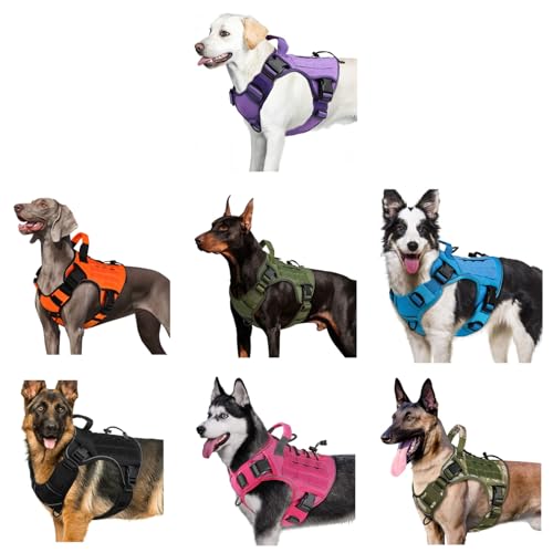 HGZHNAT Escape Proof Haustierkabelbaum Mit Verstärkten Schnallen Bequemer Polster Brustgurt Für Kleine Bis Große Hund Tägliche Training Ergonomisches Hundekabelbaum Für Training von HGZHNAT