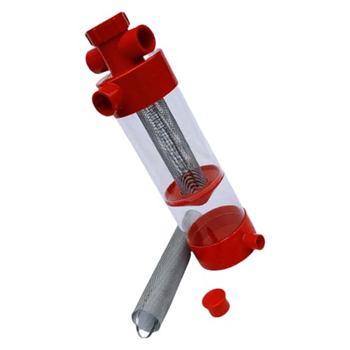 HGZHNAT Professionelles Edelstahl Fisch Fäkalentfernung Für Salzwasserriffe Aquarium Teich Terrarium Paludarium Verbessert Wasserqualität Wartung Fischkotsammler Für Aquarium von HGZHNAT