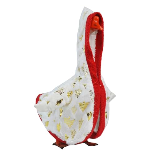 HGZHNAT Weihnachtsgans-Outfit, Veranda-Gans-Outfit-Kostüm, Festliche Baumwollgänsekostüm, Für Weihnachtsveranda Party Dekoration, Innenräume Freien Urlaub Kleidung Festliche Outdoor Gänse Dekoration von HGZHNAT