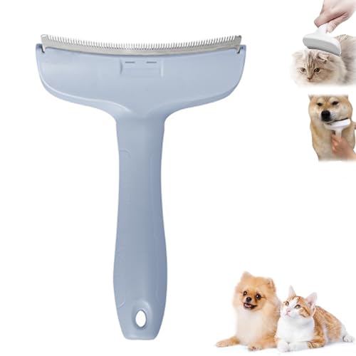 V-Tooth Deshedding Comb for Pets - Professional Undercoat Rake Brush for Dogs & Cats, Curved Blade Grooming Tool, Shedding Hair Remover for Long/Short Haired Pets V-Tooth Deshedding Comb for Pets - Professional Undercoat Rake Brush for Dogs & Cats, Curved Blade Grooming Tool, Shedding Hair Remover for Long/Short Haired Pets von HHFDDP
