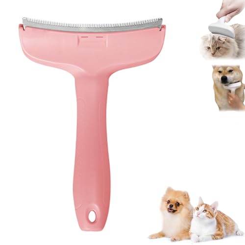 V-Tooth Deshedding Comb for Pets - Professional Undercoat Rake Brush for Dogs & Cats, Curved Blade Grooming Tool, Shedding Hair Remover for Long/Short Haired Pets V-Tooth Deshedding Comb for Pets - Professional Undercoat Rake Brush for Dogs & Cats, Curved Blade Grooming Tool, Shedding Hair Remover for Long/Short Haired Pets von HHFDDP