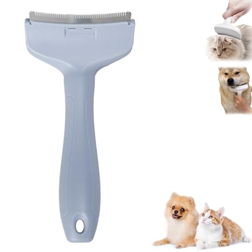 V-Tooth Deshedding Comb for Pets - Professional Undercoat Rake Brush for Dogs & Cats, Curved Blade Grooming Tool, Shedding Hair Remover for Long/Short Haired Pets V-Tooth Deshedding Comb for Pets - Professional Undercoat Rake Brush for Dogs & Cats, Curved Blade Grooming Tool, Shedding Hair Remover for Long/Short Haired Pets von HHFDDP