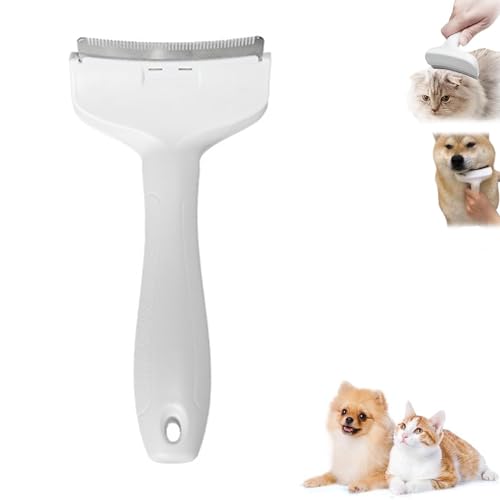 V-Tooth Deshedding Comb for Pets - Professional Undercoat Rake Brush for Dogs & Cats, Curved Blade Grooming Tool, Shedding Hair Remover for Long/Short Haired Pets V-Tooth Deshedding Comb for Pets - Professional Undercoat Rake Brush for Dogs & Cats, Curved Blade Grooming Tool, Shedding Hair Remover for Long/Short Haired Pets von HHFDDP