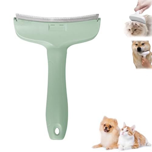 V-Tooth Deshedding Comb for Pets - Professional Undercoat Rake Brush for Dogs & Cats, Curved Blade Grooming Tool, Shedding Hair Remover for Long/Short Haired Pets V-Tooth Deshedding Comb for Pets - Professional Undercoat Rake Brush for Dogs & Cats, Curved Blade Grooming Tool, Shedding Hair Remover for Long/Short Haired Pets von HHFDDP
