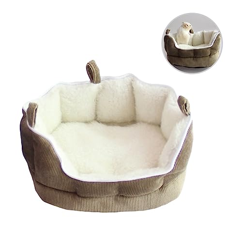 HHOZsafety Haustiercouch, Haustierhängematte, Haustiersofa, Frettchenbett, kleines Frettchenhaus, das Vogelnest-Haustierhaus (Kaffee, mittel) von HHOZsafety