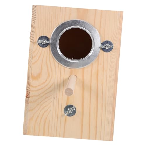 Vogelnestkasten aus Holz, Vogelluke, Hauskäfig, simuliertes Vogelnest, Nymphensittich-Zuchttopf, Außenvogelhaus, Holznisthaus, Holzvogelhaus, Vogelne Vogelnestkasten aus Holz, Vogelluke, Hauskäfig, simuliertes Vogelnest, Nymphensittich-Zuchttopf, Außenvogelhaus, Holznisthaus, Holzvogelhaus, Vogelne von HHOZsafety