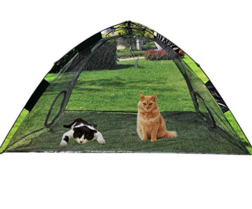 Tragbares großes Pop-Up-Haustier-Zelt, Haus für draußen, Terrasse, Innenbereich, für Katzen, Welpen, Kaninchen, Kleintiere, schnell zu öffnen, unabhängig oder kann an Tunnel angeschlossen werden Tragbares großes Pop-Up-Haustier-Zelt, Haus für draußen, Terrasse, Innenbereich, für Katzen, Welpen, Kaninchen, Kleintiere, schnell zu öffnen, unabhängig oder kann an Tunnel angeschlossen werden von HI SUYI