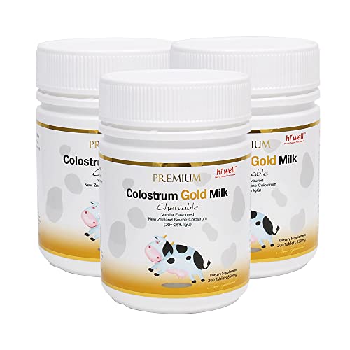 Hi Well Premium Grasfutter Colostrum Goldmilch 200 Tabletten von HI WELL PURE & NATURAL NEW ZEALAND