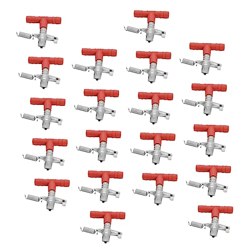20Stücke Automatischer Kaninchen Wasserspender Hochwertige Trinker für Haustiere Einfache Installation für Käfige für Kaninchenhaltung und Andere Kleintiere von HIAKDOFT