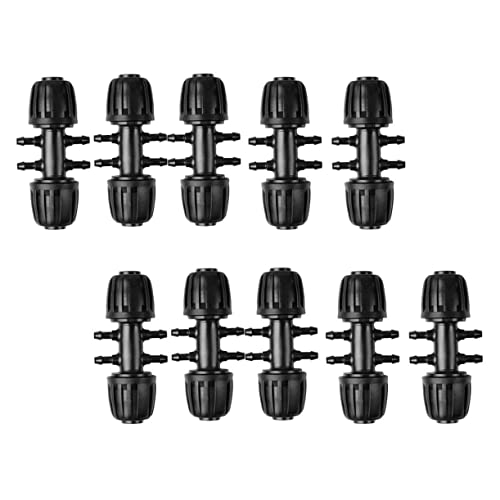 HIAKDOFT 10 Stück 6 Unterschiedlicher Durchmesser sechs Schlauchverbinder Tropfbewässerungsset männlicher Schlauchanschluss Wasserhahn Trog POM-Fitting Zubehör Nagelneues Pom-Plastik Black HIAKDOFT 10 Stück 6 Unterschiedlicher Durchmesser sechs Schlauchverbinder Tropfbewässerungsset männlicher Schlauchanschluss Wasserhahn Trog POM-Fitting Zubehör Nagelneues Pom-Plastik Black von HIAKDOFT