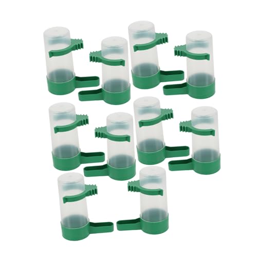 HIAKDOFT 10 Stück Automatischer Vogel Wasserspender aus Glattem Leicht zu Reinigendem Material Geeignet für Papageien Tauben und Andere Vögel Praktischer Trinknapf für Vogelkäfige für HIAKDOFT 10 Stück Automatischer Vogel Wasserspender aus Glattem Leicht zu Reinigendem Material Geeignet für Papageien Tauben und Andere Vögel Praktischer Trinknapf für Vogelkäfige für von HIAKDOFT