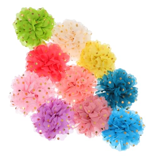 HIAKDOFT 10 Stück Haustier Dekohalsband Hundepflege Blumenhalsbänder Hundeblumenschleifen Blumen Für Hundehalsbänder Katzenhalsband Mit Blume Hundeblumen Hochzeitshalsband von HIAKDOFT