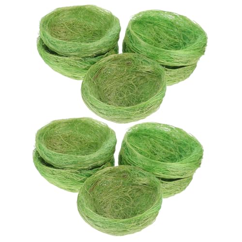 HIAKDOFT 10 Stück Simuliertes Vogelnest Vogelhäuschen für draußen Nester Vogel Fütterer Vogelbarsch weinachtendecor Easter Decoration Simulationsvogelnest Partyverzierung betäuben Green HIAKDOFT 10 Stück Simuliertes Vogelnest Vogelhäuschen für draußen Nester Vogel Fütterer Vogelbarsch weinachtendecor Easter Decoration Simulationsvogelnest Partyverzierung betäuben Green von HIAKDOFT