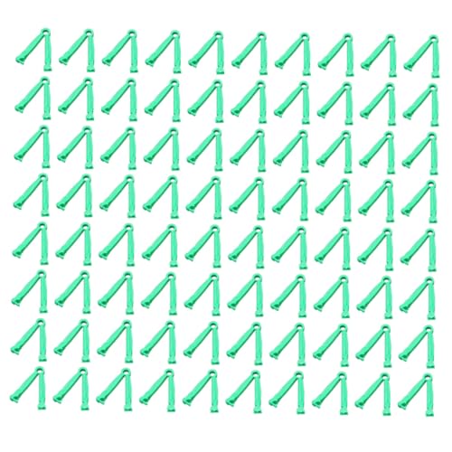 HIAKDOFT 100 Stück Teiliges Einweg Nabelschnurklemmen aus Gebissförmiges Design für Sicheren Schützt vor Blutungen bei Ferkeln Kätzchen Welpen Geeignet für von HIAKDOFT
