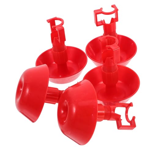 HIAKDOFT 10Stücke Automatische Hühnertränkebecher Wasserspender für Küken Gänse und Truthähne zu Reinigen Einstellbare Wasserflussfunktion Frostsicher für Gesunde HIAKDOFT 10Stücke Automatische Hühnertränkebecher Wasserspender für Küken Gänse und Truthähne zu Reinigen Einstellbare Wasserflussfunktion Frostsicher für Gesunde von HIAKDOFT