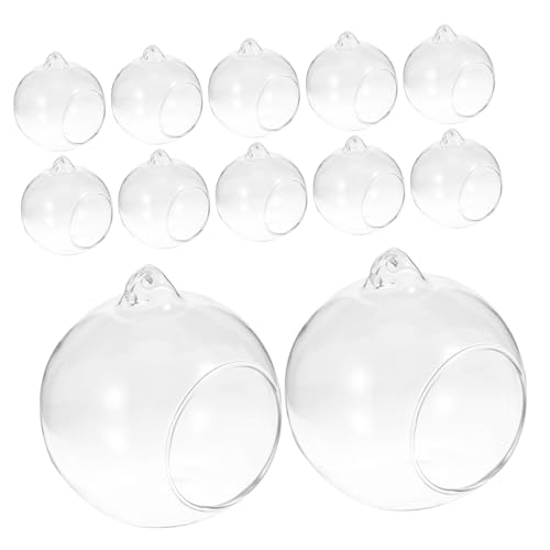 HIAKDOFT 12 Stück Teiliges Hängendes Glas Terrarium mit Großer Öffnung Runde Transparente Pflanzenvasen für Luftpflanzen Moderne Deko für Innenräume Garten und Büro Vielseitig Verwendbare HIAKDOFT 12 Stück Teiliges Hängendes Glas Terrarium mit Großer Öffnung Runde Transparente Pflanzenvasen für Luftpflanzen Moderne Deko für Innenräume Garten und Büro Vielseitig Verwendbare von HIAKDOFT