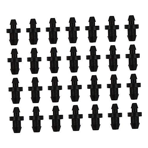 HIAKDOFT 150 Stück Kapillarstopfen Bewässerung Drinnen Loch Eingetopft Wasser Stoßverbinder Gartenstecker Stecker Für Gartenrohre Rasen Liefert Black Plastik von HIAKDOFT