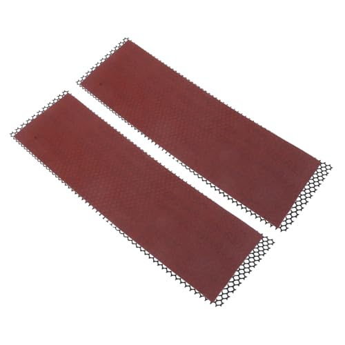 HIAKDOFT 2 Sätze Abrasive Trimmer Streifen für Hamster Laufrad Geräuschlose Nagelpflege Matte Langlebiges Schleifpapier Hygienisch mit Belüftungslöchern Zubehör für Kleintierzubehör und von HIAKDOFT