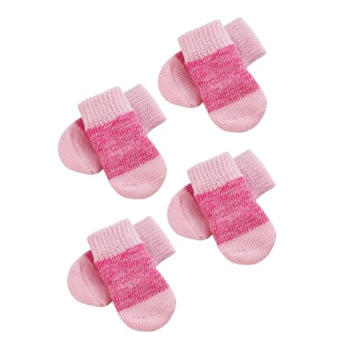 HIAKDOFT 2 Sätze Anti rutsch Hundesocken Elastisch Komfortable Pfotenschutz Socken für Kleine bis Mittlere Hunde Haustierbedarf Innen und Außen HIAKDOFT 2 Sätze Anti rutsch Hundesocken Elastisch Komfortable Pfotenschutz Socken für Kleine bis Mittlere Hunde Haustierbedarf Innen und Außen von HIAKDOFT