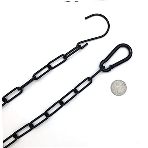 HIAKDOFT 2sätze Hängende Metallkette Für Futterstationen Mit Kette S-Haken Und Karabiner Für Vogelhäuser Pflanzenampeln Und Laternen Stabil Und Langlebig Einfach Zu Montieren HIAKDOFT 2sätze Hängende Metallkette Für Futterstationen Mit Kette S-Haken Und Karabiner Für Vogelhäuser Pflanzenampeln Und Laternen Stabil Und Langlebig Einfach Zu Montieren von HIAKDOFT