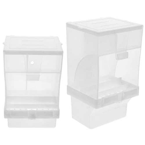 HIAKDOFT 2 Stck Automatischer Vogelfutterspender Haken und Schraubverschluss Design Langlebig PP Abs Material Abnehmbar und Leicht zu Reinigen Vielseitig für Vögel und Kleintiere Geeignet HIAKDOFT 2 Stck Automatischer Vogelfutterspender Haken und Schraubverschluss Design Langlebig PP Abs Material Abnehmbar und Leicht zu Reinigen Vielseitig für Vögel und Kleintiere Geeignet von HIAKDOFT