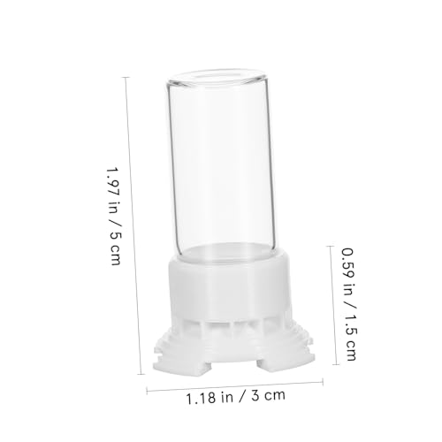 HIAKDOFT 2 Stück Ant Wasser Futterspender Transparent Ameisentränke Wasserspender für Futterautomat für Garten und Ameisenfarm HIAKDOFT 2 Stück Ant Wasser Futterspender Transparent Ameisentränke Wasserspender für Futterautomat für Garten und Ameisenfarm von HIAKDOFT