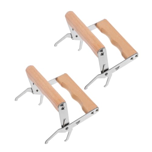 HIAKDOFT 2 Stück Greifer Robuster Stahlrahmen Halter mit Ergonomischem Holzgriff für Effiziente und Einfache Handhabung HIAKDOFT 2 Stück Greifer Robuster Stahlrahmen Halter mit Ergonomischem Holzgriff für Effiziente und Einfache Handhabung von HIAKDOFT