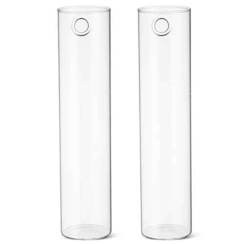 HIAKDOFT 2 Stück Hängende Glasvase Wandvase für Blumen Hydroponische Pflanzen Dekorative Wandbehälter für Kreative Arrangements Klare Glasvase für Wohnraumgestaltung HIAKDOFT 2 Stück Hängende Glasvase Wandvase für Blumen Hydroponische Pflanzen Dekorative Wandbehälter für Kreative Arrangements Klare Glasvase für Wohnraumgestaltung von HIAKDOFT
