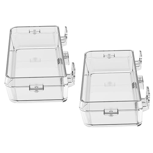 HIAKDOFT 2 Stück Reptilien Futterbox mit Saugnapf Kleiner Durchsichtiger Reptilien Feeder Napfschale für Geckos und Kleine Langlebige Futterschale für Terrarien Einfach zu Reinigen HIAKDOFT 2 Stück Reptilien Futterbox mit Saugnapf Kleiner Durchsichtiger Reptilien Feeder Napfschale für Geckos und Kleine Langlebige Futterschale für Terrarien Einfach zu Reinigen von HIAKDOFT