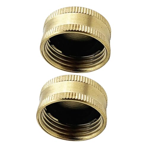 HIAKDOFT 2 Stück Schlauchendkappe Düse doppelt Schlauchendverbinder Wasserhahn im Freien gartenschlauch zubehör Schlauch Endkappe Endstopfen aus Messing Endkappe für Gartenschlauch Golden HIAKDOFT 2 Stück Schlauchendkappe Düse doppelt Schlauchendverbinder Wasserhahn im Freien gartenschlauch zubehör Schlauch Endkappe Endstopfen aus Messing Endkappe für Gartenschlauch Golden von HIAKDOFT