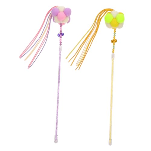 HIAKDOFT 2 Stück Teiliges Katzenspielzeug Interaktiver Beißfester Spielstab Langlebig Geräuschlos für Indoor Katzen und Kätzchen Spiel und Training HIAKDOFT 2 Stück Teiliges Katzenspielzeug Interaktiver Beißfester Spielstab Langlebig Geräuschlos für Indoor Katzen und Kätzchen Spiel und Training von HIAKDOFT