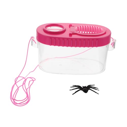 HIAKDOFT 2 Stück Tragbare Insektenbeobachtungsboxen mit Lupe Multifunktionale Insektenbehälter aus Hochwertigem Leicht und Robust für Outdoor und Naturerkundung von HIAKDOFT