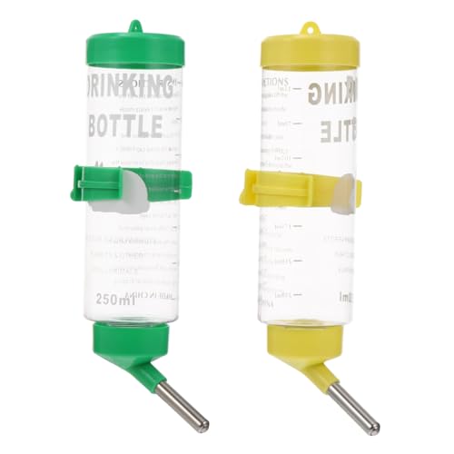 HIAKDOFT 2 Stück Trinkflasche für Kleintiere Auslaufsichere Nager Wasserflasche mit Automatischem Nippel Bpa Freies Kunststoffmaterial Geeignet für Kaninchen Chinchillas Meerschweinchen HIAKDOFT 2 Stück Trinkflasche für Kleintiere Auslaufsichere Nager Wasserflasche mit Automatischem Nippel Bpa Freies Kunststoffmaterial Geeignet für Kaninchen Chinchillas Meerschweinchen von HIAKDOFT