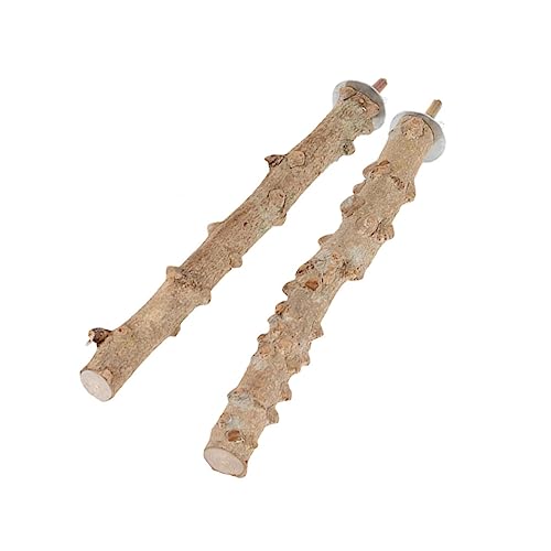 HIAKDOFT 2 Stück Vogelkäfig Sitzstange aus Natürlichem Holz Robuste Vogel Spielstange für Kleinvögel Praktische Krallenpflege Vogelzubehör HIAKDOFT 2 Stück Vogelkäfig Sitzstange aus Natürlichem Holz Robuste Vogel Spielstange für Kleinvögel Praktische Krallenpflege Vogelzubehör von HIAKDOFT