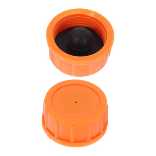 HIAKDOFT 2 Stücke Gas Kappe Orange Pp Motorrad Gas Kappe Gas Tank Kappe Gas Kappe Ersatz von HIAKDOFT