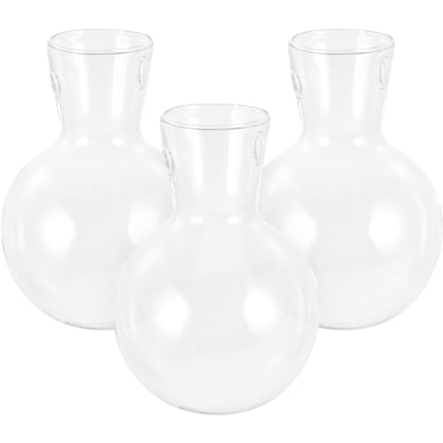 HIAKDOFT 3 Stück Hängende Glasvase Hochborosilikat Glaspflanzer für Hydroponik Dekoration für Zuhause Tischdeko und Blumenarrangements für Pflanzenstecklinge und Besondere Anlässe HIAKDOFT 3 Stück Hängende Glasvase Hochborosilikat Glaspflanzer für Hydroponik Dekoration für Zuhause Tischdeko und Blumenarrangements für Pflanzenstecklinge und Besondere Anlässe von HIAKDOFT