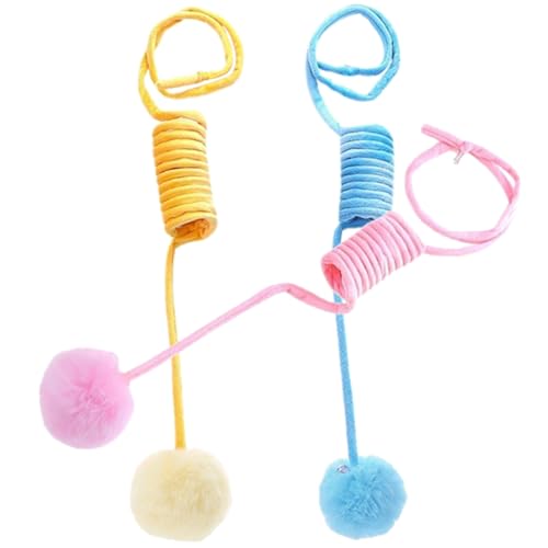 HIAKDOFT 3 Stück Teiliges Katzenspielzeug mit Saugnapf Plüsch federbällen in Gelb und Blau Interaktives Indoor Katzenbeschäftigung und Stressreduktion Platzsparend und Einfach Anzubringen HIAKDOFT 3 Stück Teiliges Katzenspielzeug mit Saugnapf Plüsch federbällen in Gelb und Blau Interaktives Indoor Katzenbeschäftigung und Stressreduktion Platzsparend und Einfach Anzubringen von HIAKDOFT