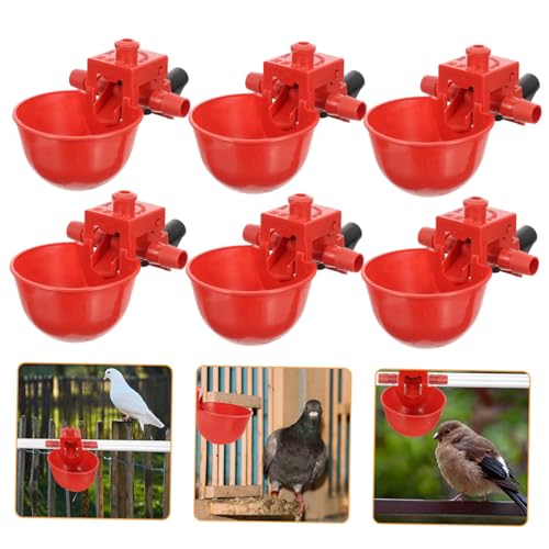 HIAKDOFT 30 Stück Teiliges Automatische Hühnertränke aus Robustem Abs Einstellbare Wassermenge Praktischer Wasserspender für Hühner Tauben Vögel und Geflügel Geeignet für HIAKDOFT 30 Stück Teiliges Automatische Hühnertränke aus Robustem Abs Einstellbare Wassermenge Praktischer Wasserspender für Hühner Tauben Vögel und Geflügel Geeignet für von HIAKDOFT