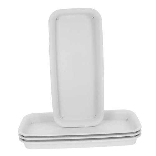HIAKDOFT 4 Stück Blumentopfbasis Pflanzenschalen Untersetzer für Topfpflanzen Wasserauffangschalen Pflanzenpflege Zubehör zimmerpflanzen Tabletts für Blumentöpfe Topfschalen für Pflanzen von HIAKDOFT