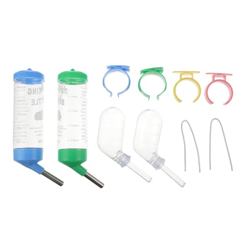 HIAKDOFT 4 Stück Teiliges Hamster Trinkflaschen mit Edelstahl Rollkugel Auslaufsichere Kleine Wasserspender für Kleine Haustiere Wie Hamster Meerschweinchen Kaninchen Einfache Reinigung HIAKDOFT 4 Stück Teiliges Hamster Trinkflaschen mit Edelstahl Rollkugel Auslaufsichere Kleine Wasserspender für Kleine Haustiere Wie Hamster Meerschweinchen Kaninchen Einfache Reinigung von HIAKDOFT