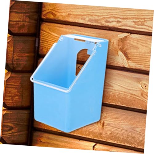 HIAKDOFT 4 Stück Teiliges Vogelkäfig Futterbox mit Schnappverschluss Stabile Leicht zu Reinigende Futter und Wasserschalen für Tauben Papageien und Ziervögel Vielseitig und Langlebig von HIAKDOFT